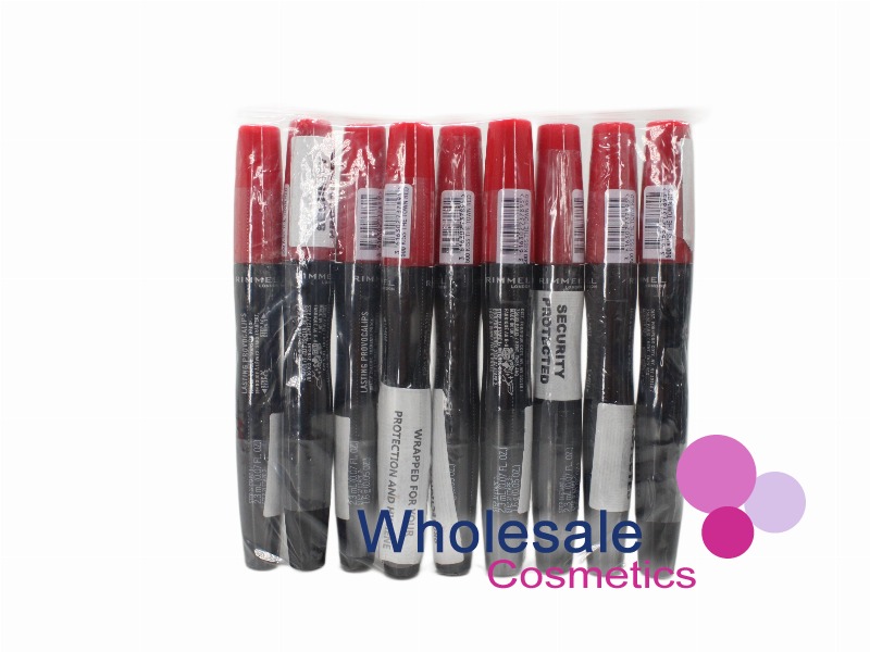 8 x Rimmel Lasting Provocalips Liquid Lipstick - 500 KISS THE TOWN RED